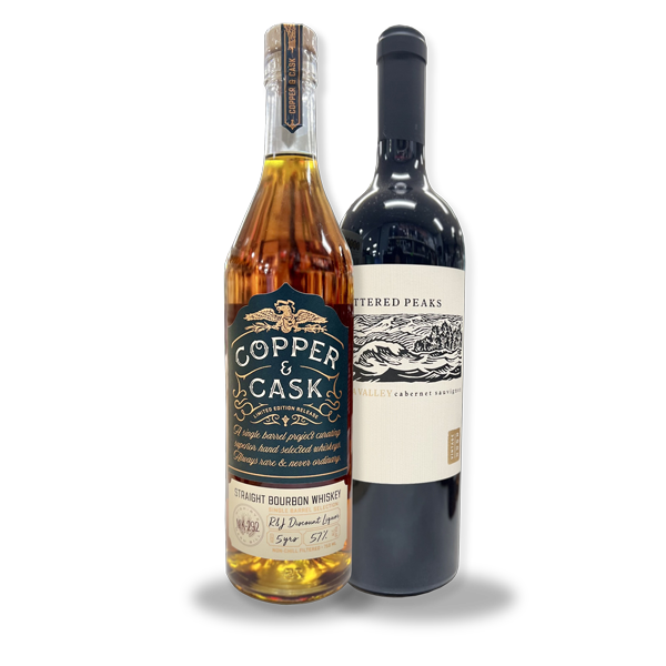 Bottle of Bourbon or Wine